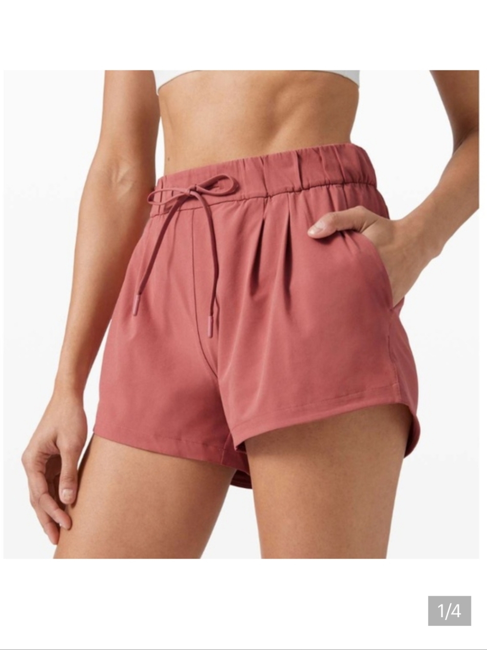 Lululemon Stroll At Sundown Midrise Shorts